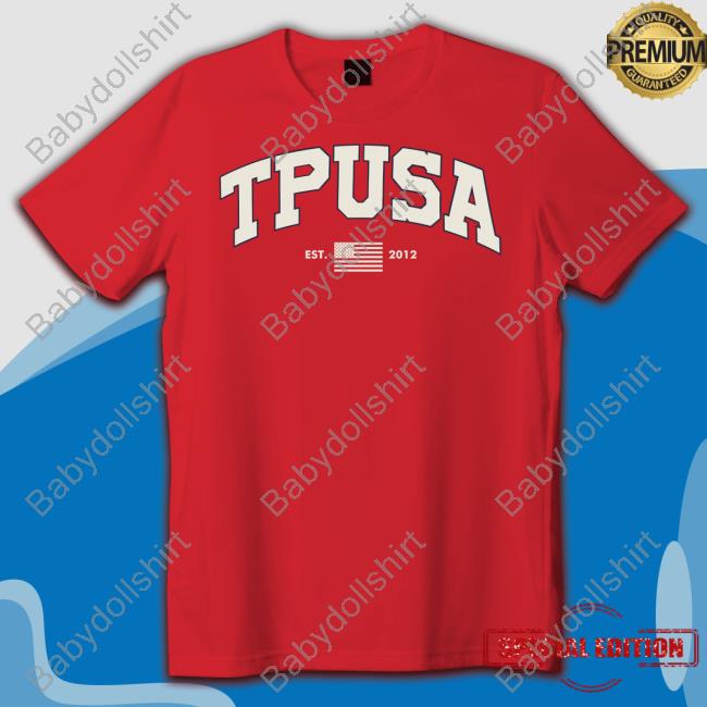 Official Tpusa Merch Tpusa Collegiate Est 2012 Crewneck Sweatshirt Isabella Riley Moody