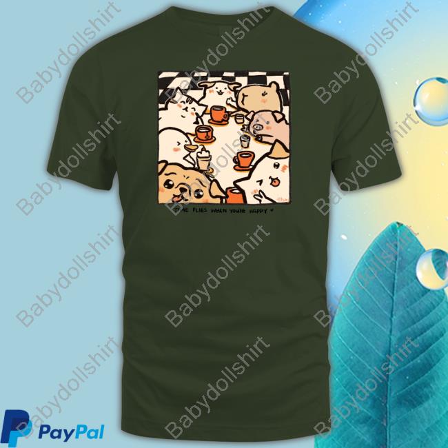 Time Flies When You're Happy Long Sleeve T Shirt Titsay