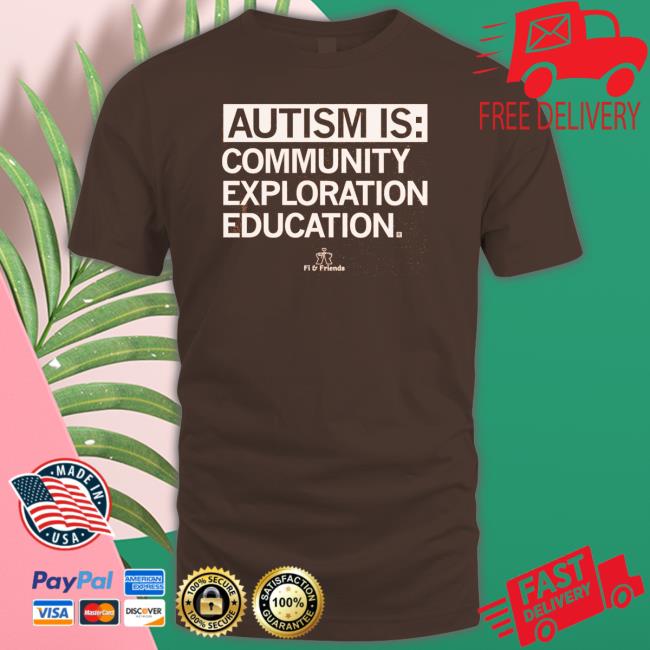Official Raygun Mech Fi & Friends Autism Is Community Exploration Education Shirt