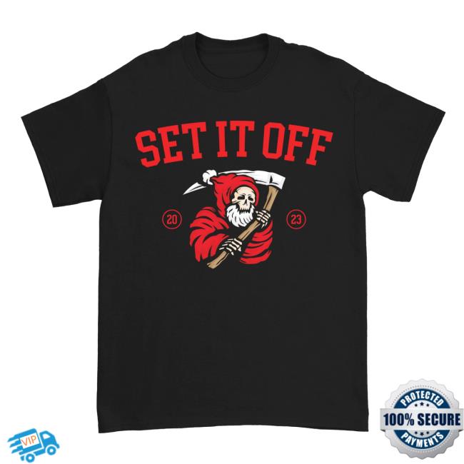Official Set It Off Merch Shop Reaper Clause Sweatshirt