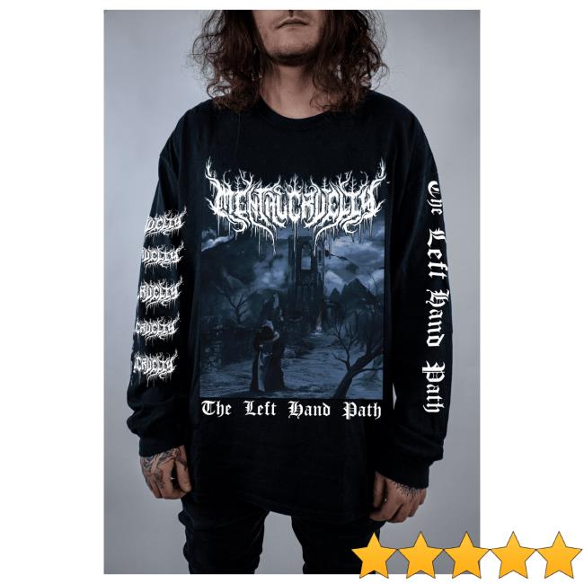 Official Mental Cruelty Store Limited Mental Cruelty 𝐓𝐇𝐄 𝐋𝐄𝐅𝐓 𝐇𝐀𝐍𝐃 𝐏𝐀𝐓𝐇 Long Sleeve Tee