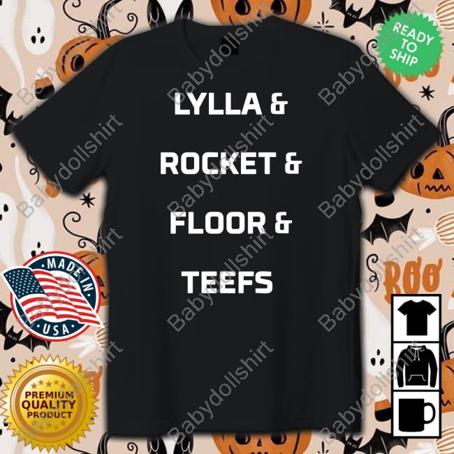 James Gunn Wearing Lylla & Rocket & Floor & Teefs Shirt