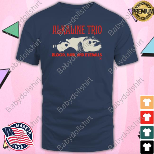 Alkaline Trio Stare Tee Blood Hair And Eyeballs