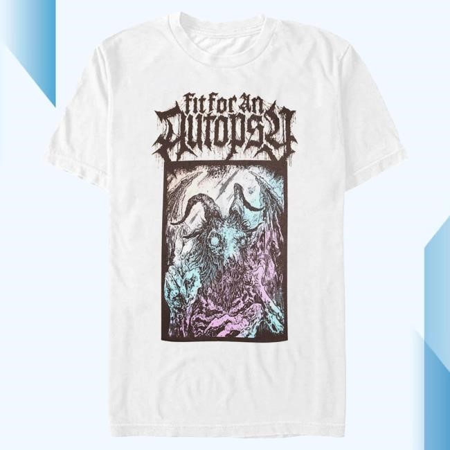 Official Fit For An Autopsy Merch Fit For An Autopsy - Horned Husk White - Shirt 2024