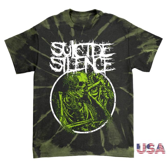 Official Suicide Silence Merch Suicide Silence Rotten Tie Dye Shirt 2023 Sewer Tie-Dye SuicideSilence