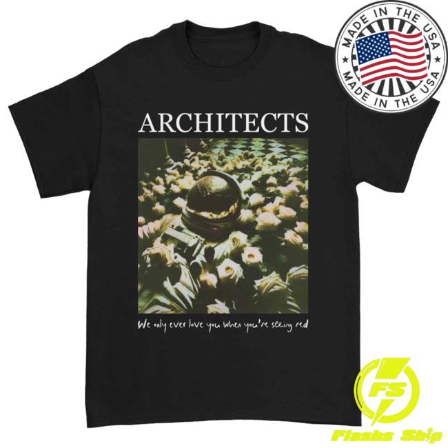 Official Kings Road Merch Store Architects Merch Store Shop Architects Astronaut Roses Tee (Black) KingsRoadMerch