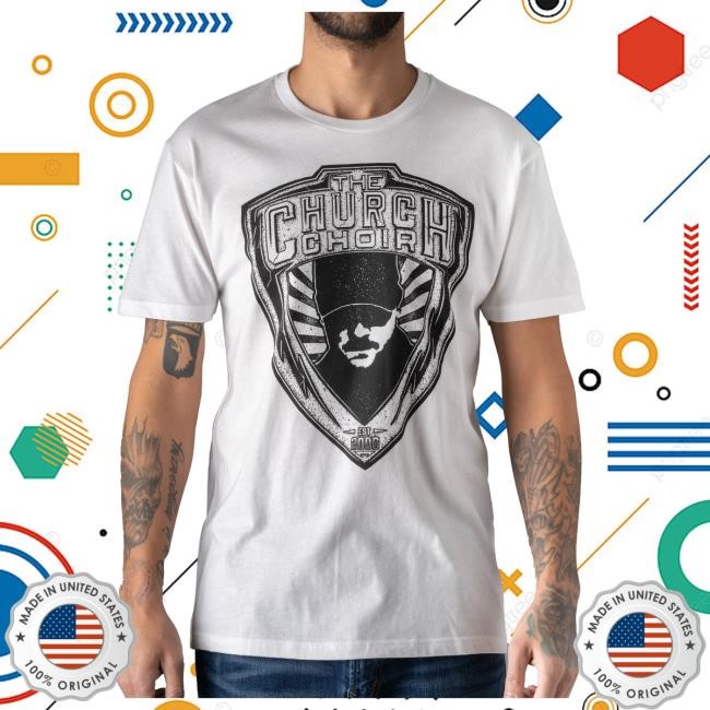 Eric Church Choir Badge Logo T Shirt - White | Eric Church Official Merch Store Shop