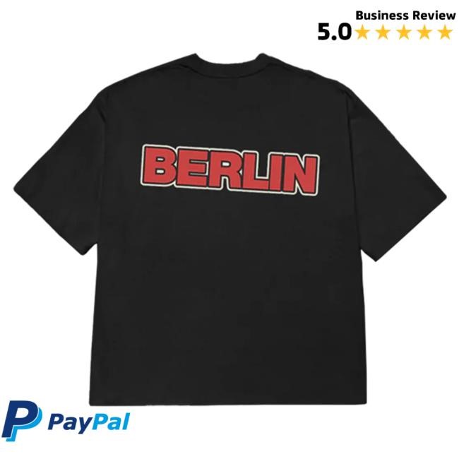 Official Billie Eilish Merch Store Billie Eilish Cartoon Bend Berlin Black Hot Shirt