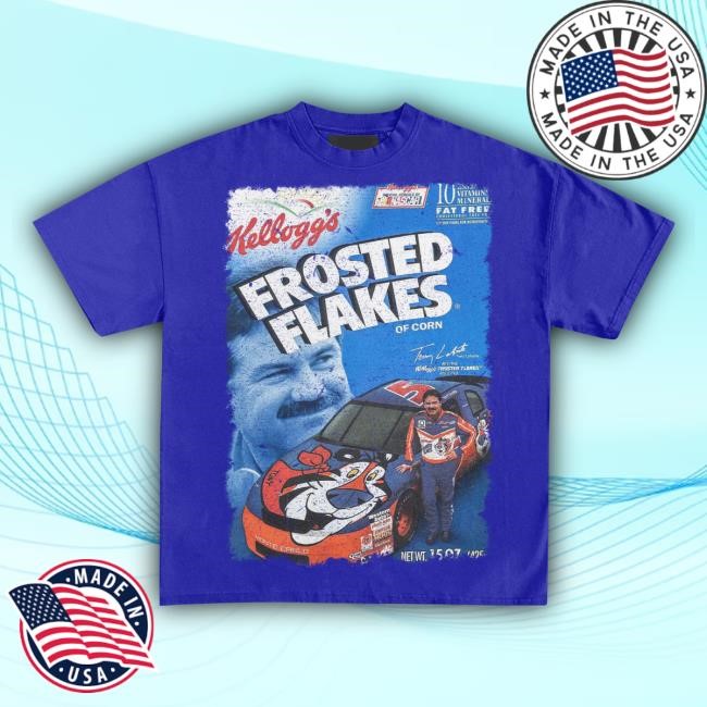 Official Heavyweight Legends Frosted Flakes Tony Labonte Nascar Vintage Hot Shirt