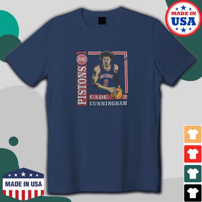 Detroit Pistons Wax Pack Cade Cunningham Long Sleeve Tee