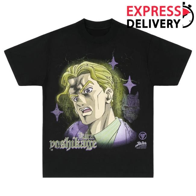 Official Hypland Clothing Merch Store Jojo Yoshikage Jumbo New Shirt (Black)