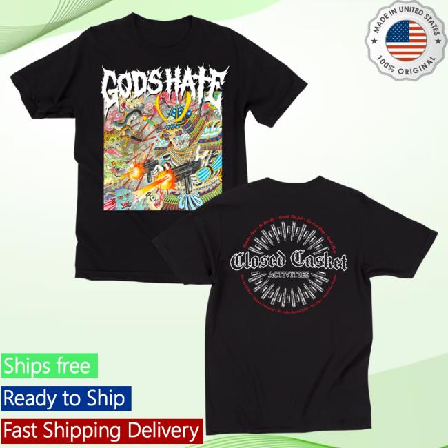 God's Hate Album Cover New Tee Closed Casket Activities