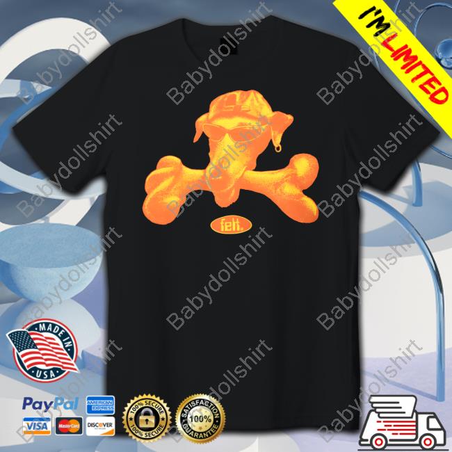 Official Felt Bone By Karimgonebad Black Shirt