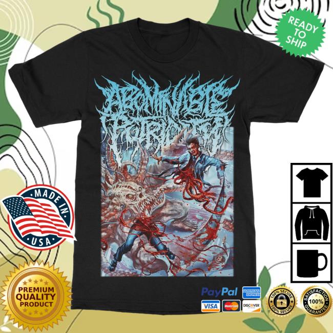 Official Indie Merch Store Shop Abominable Putridity "Fatal Unexpected Disintegration" T-Shirt Indiemerchstore
