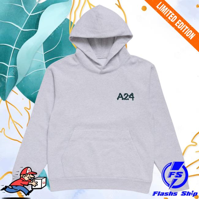 Official A24 Merch Store A24 Films Grey Dots Hood A24 Shop