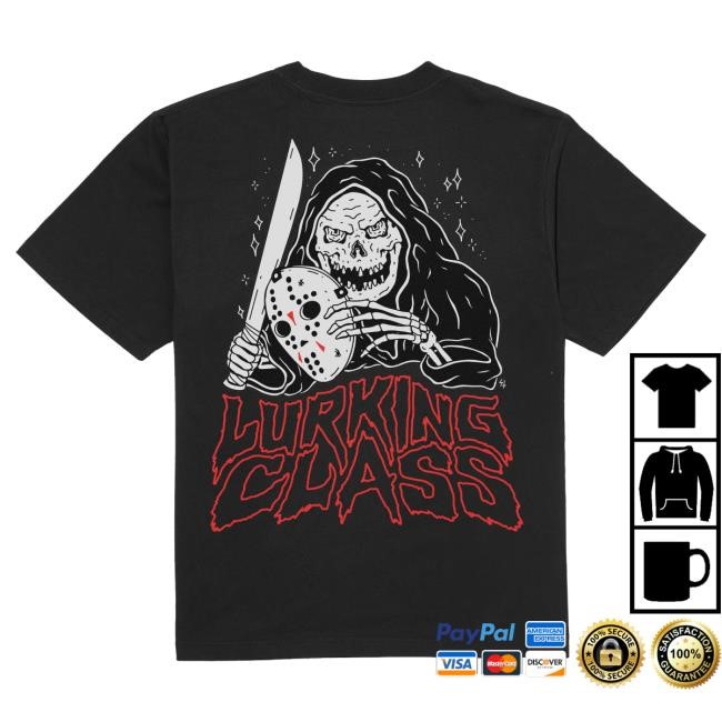 Official Lurking Class Clothing Merch Shop Crystal Lake Top Shirt - White LurkingClass