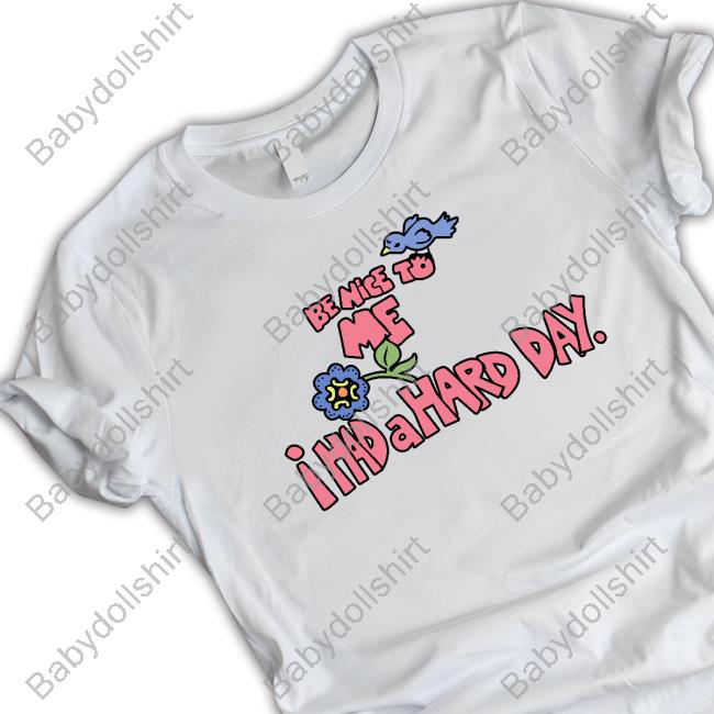 Official Dover Street Market Be Nice To Me I Had A Hard Day Hoodie