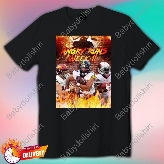 Official Kyle Brandt Jaylen Warren Angry Runs Week 11 Tee