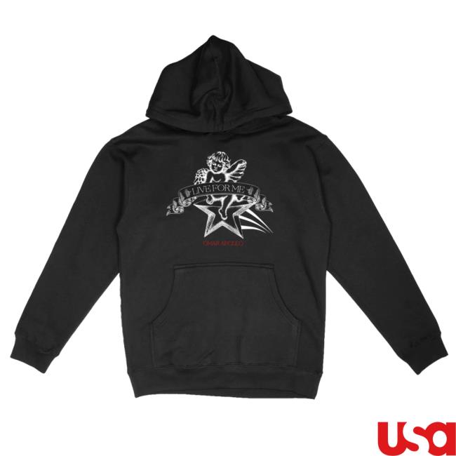 Official Live For Me (Black) Pull Over Hoodie