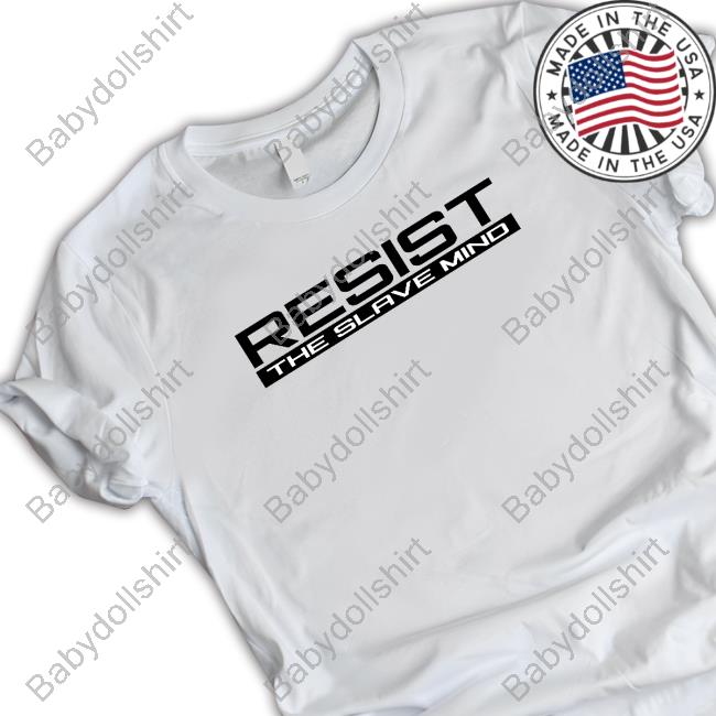 Official TopG Resist 2 The Slave Mind White Tees