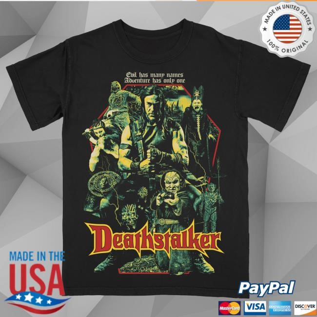 Dark Fantasy Creep-O-Rama Deathstalker “Reign Of Darkness” Premium Tee