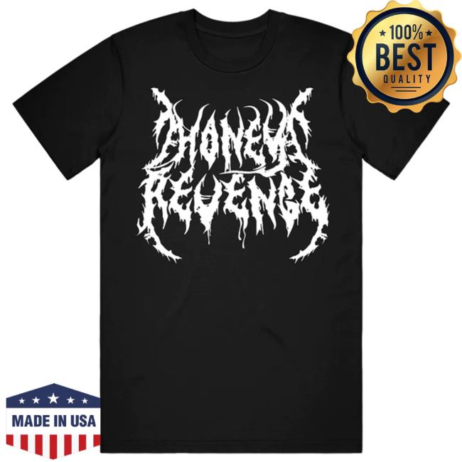 Honey Revenge Merch Shop Death Metal Logo Black T Shirt