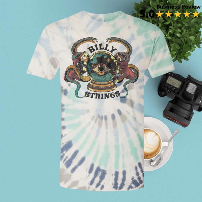 Official Billy Strings Store Crystal Eyeball Tie Dye T-Shirt