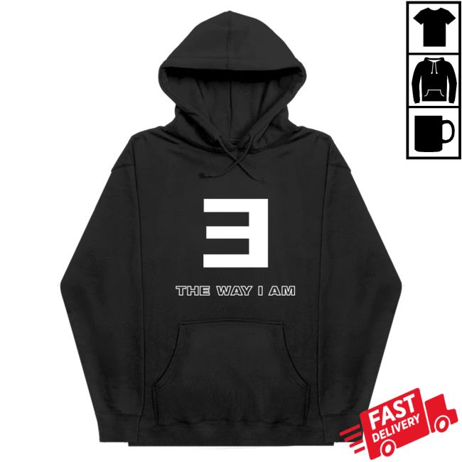Official Eminem Merch Store Slim Shady Eminem The Way I Am Crew neck (Black) Eminem Apparel Clothing Shop SlimShady