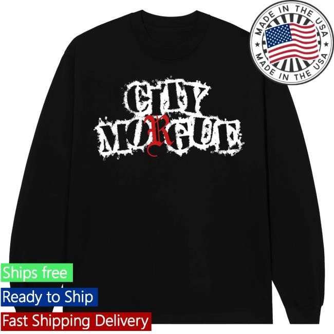 Official City Morgue Merch Revenge X City Morgue War Skull Long Sleeve Hot Shirt Black City Morgue Clothing