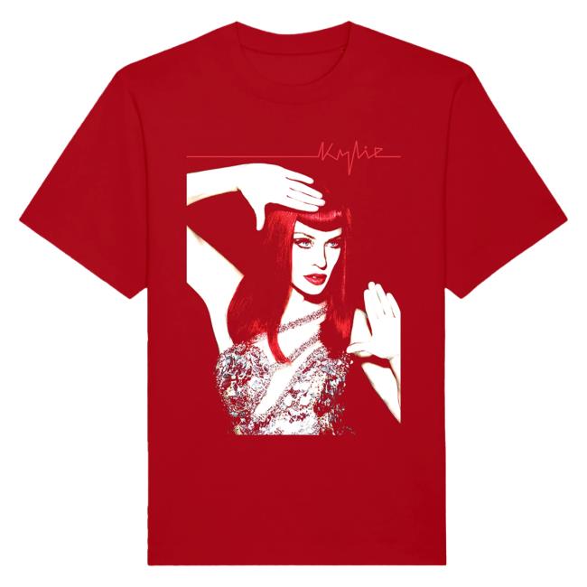 Official Kylie Minogue Merch Store Shop Kylie Minogue The Controller Tees (Red) KylieMinogue