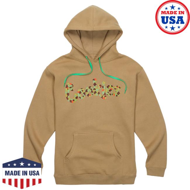 Official Cookies Merch Store Original Logo Duck Camo Hoodie Tan