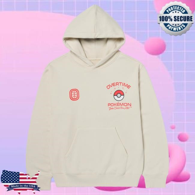 Official Overtime Tv Merch Store Shop OTE | Pokémon All Team Hoody OvertimeTv