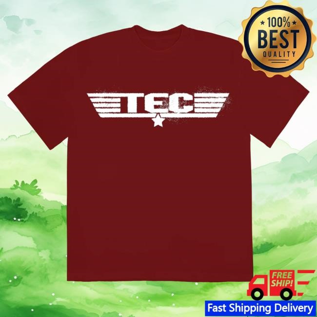 Official Lil Tecca Merch Store Wings Tee (Maroon)