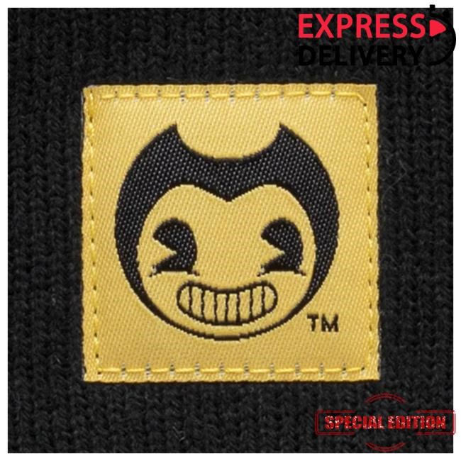 Official Bendy Merch Store Bendy Basic Black Beanie Official Bendy Merch Store Bendy Basic Black Beanie