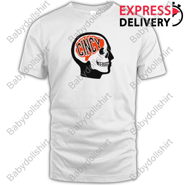 Glenn Goodberry Cincinnati Bengals Cincy Football On The Brain Shirt