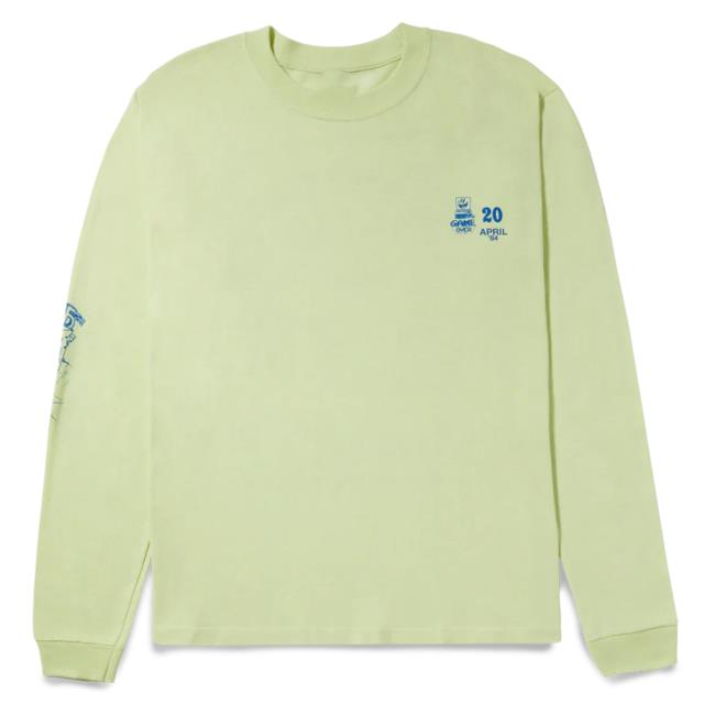Huf Worldwide Store Shop Game Over Hoody Lime Hufworldwide