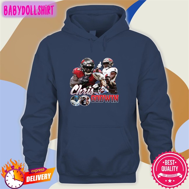Tom Brady Chris Godwin Original Black Tee Shirts Greg Auman