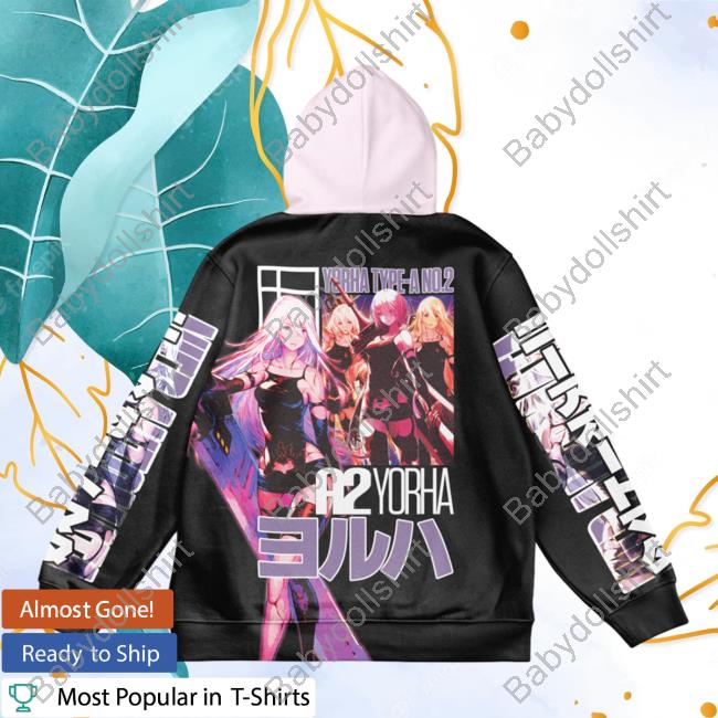 Official Anime Ape Clothing A2 Nier Automata Streetwear Crewneck Animeape