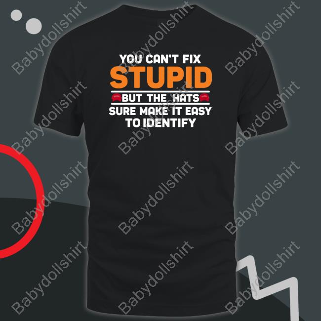 Emywinst Emily Winston You Can't Fix Stupid But The Hats Shirt