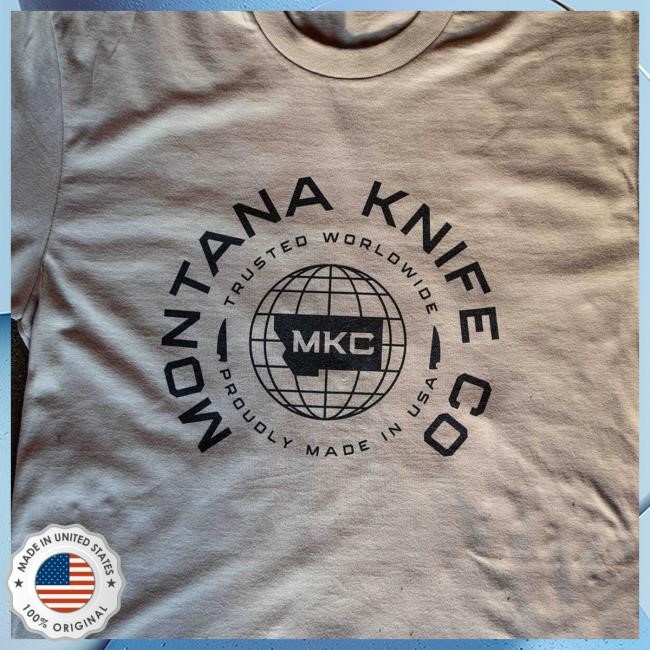 Official Montana Knife Company Mkc Tactical Globe Shirt - Coyote