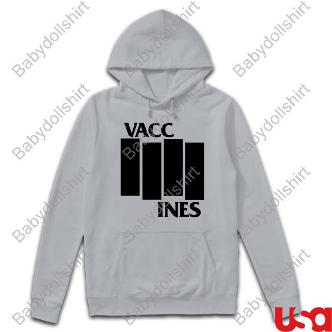 Official The Vaccines Vacc Ines Black Flag Shirts