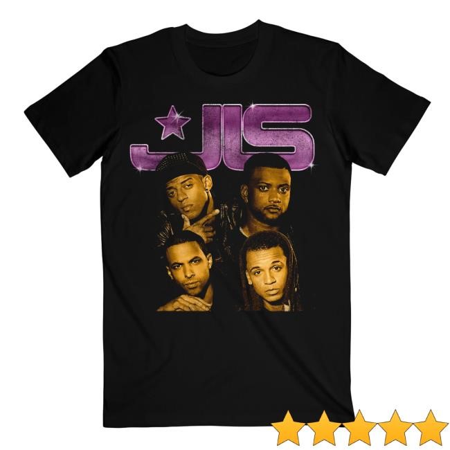 Retro Purple Logo Black Short Sleeve Tee – JLS Merch