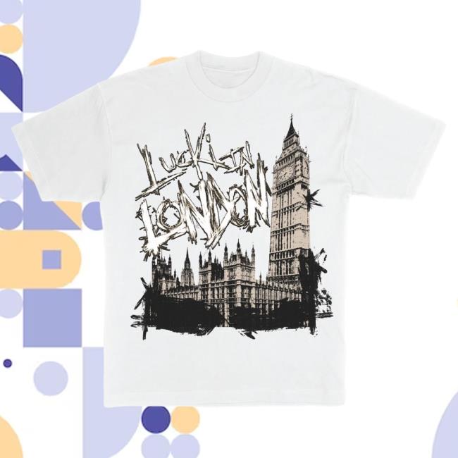 Official Sincerely Lucki in London White Hot Shirt SincerelyLucki Deadboylife
