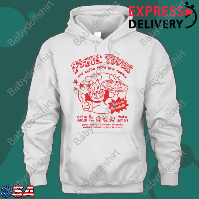 Fangamer Merch Pizza Tower The Best A Pizza In A Town A Sweatshirt