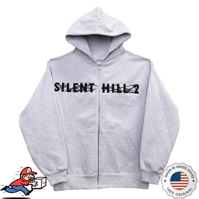 Konami Shop Merch Silent Hill 2 Embroidery Logo Hoodie