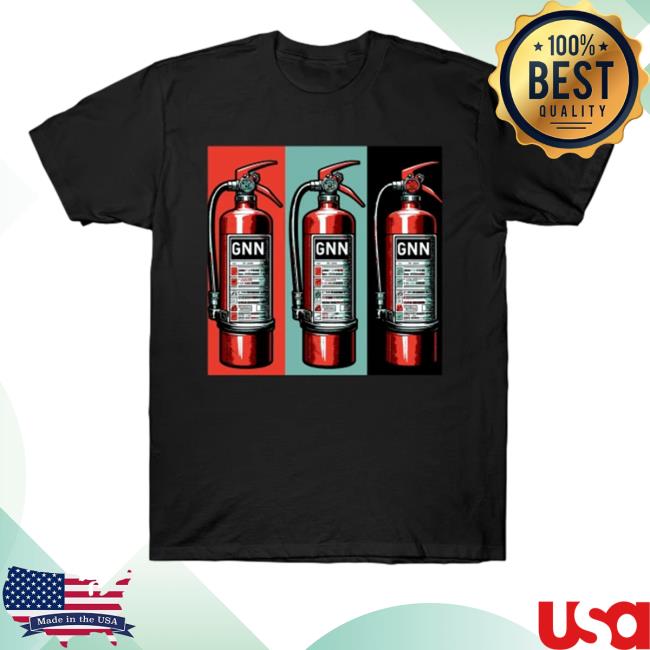 Official Gentilenewsnetwork Merch Gnn Fire Extinguisher Hooded Sweatshirt