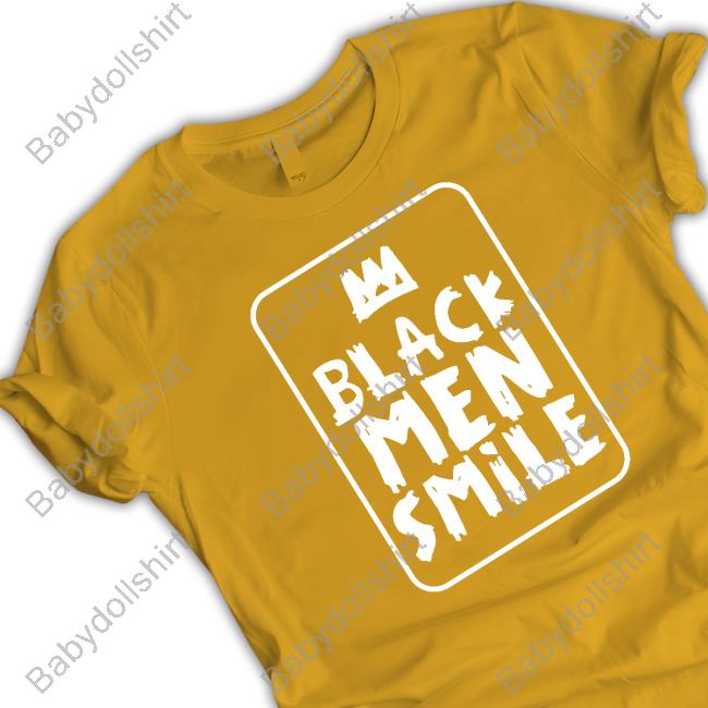 Official Black Men Smile T Shirt Official Black Men Smile Tee Shirt
