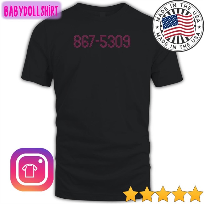 867-5309 Long Sleeve Tee It's Orange Soups Season 867-5309 Shirt Black