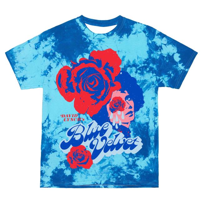 Official Studiohouse Designs Merch Store Blue Velvet Tiedye Top Shirt Pbr (Blue) Studiohouse Designs Apparel Clothing Shop StudiohouseDesigns