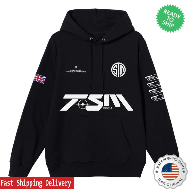 Official Team Solomid Store Tsm Shop Apex World Champs Hoodies TeamSoloMid Merch